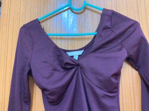 V-Neck hnm Full Sleeves Top