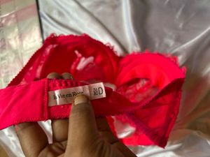 branded floral bra