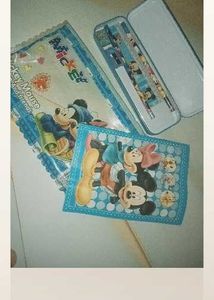 Mickey Mouse Pencil Case & Pouch Set