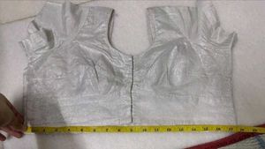 Shimmering Silver Blouse
