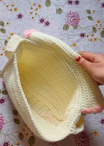 Crochet Strawberry Shoulder Bag