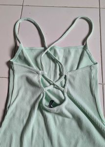 Mint Green Mini Dress - H&amp;M