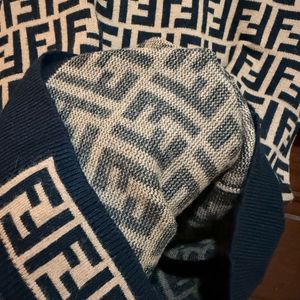 FENDI Print Knitted T-shirt
