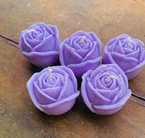 2  Rose Scented Candles