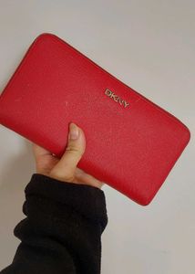 Authentic Imported DKNY zip-around wallet
