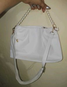Clutch with Pearl Handle