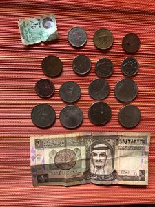 Kuwait Coins and Saudi Note