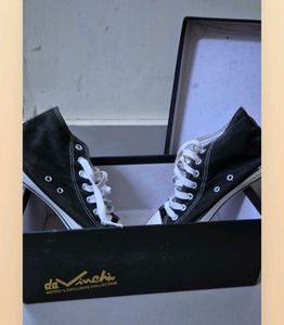 Classic Black Canvas Sneakers