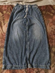 h&m divided wide leg baggy jeans