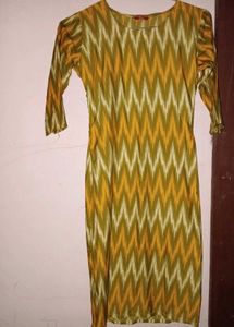Colorful Ikat Print Kurtis - Set of 3