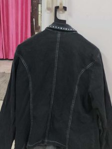 Stylish Embellished Denim Jacket