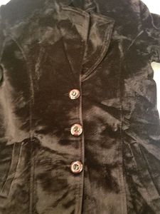 Velvet Long Coat