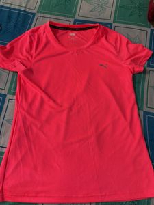 Puma Hot Pink Training Tee