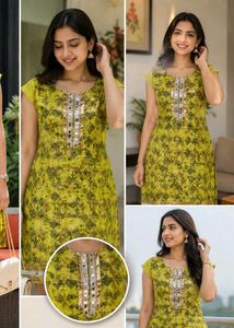 Designer Mirror Work Kurti