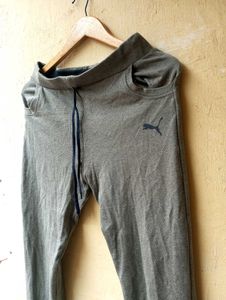 Puma Gray Track Pants (Women)