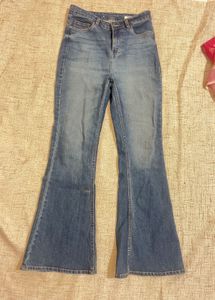 Flared Denim Jeans