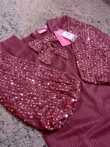 Sparkling Sequin Sleeve Dress