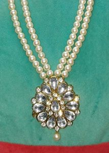Long Pearl Kundan Mala