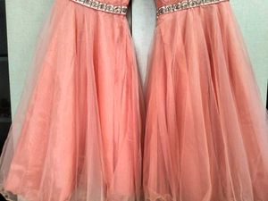 Elegant Peach Embroidered Kurti