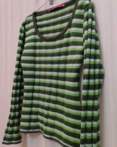 Striped Knit Sweater