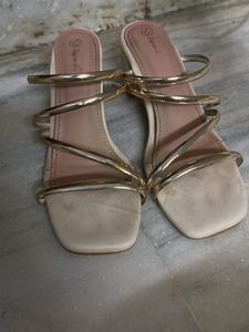 Step On Style Cream Sandals