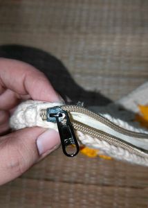 🌻 Sunflower Crochet Wallet – Handmade🌻