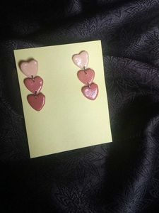 Heart Drop Earrings