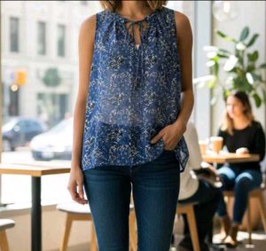 Floral Sleeveless top