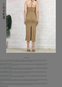 SHEIN Ribbed Bodycon Midi Dress | Tan Beige | Stre