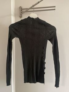 Ribbed Longline Pullover