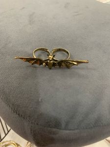Unique Bat Wing Double Ring