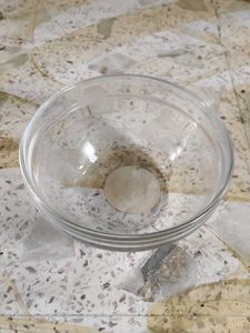 Clear Glass Serving Bowl