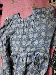 Nayra cut Printed Kurta and one embroidered