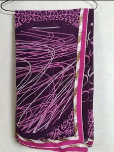 🌼Stylish Georgette Saree with Abstract Print🌼