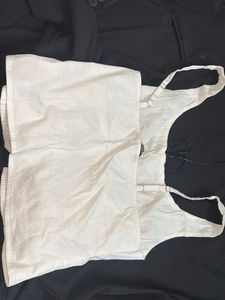 White Corset Style Top
