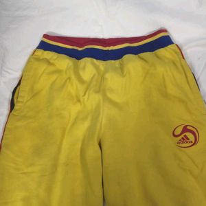 Yellow Sweatpants Joggers Trousers