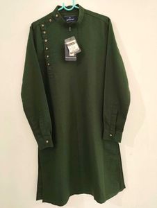 Men's Green Kurta