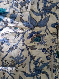 Blue Floral Halter Neck Top