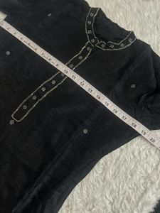 Elegant Black Kurta Set with Dupatta