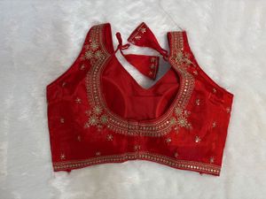 Red Organza Hot blouse