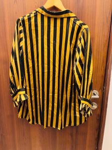 Stylish Striped Button-Up Shirt