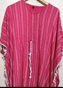 Rose Color Kaftan Kurta For 38 Bust