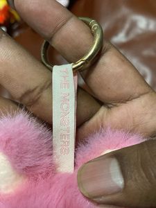 Fluffy Pink Fairy Labubu Plush Bagcharm