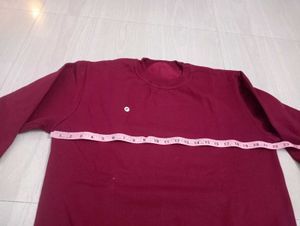 New maroon men's sweater Tshirt