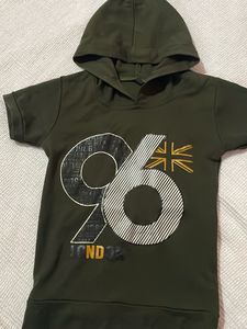 Boys Graphic Print Hoodie