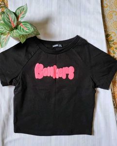 Black "Bonkers" Graphic T-Shirt