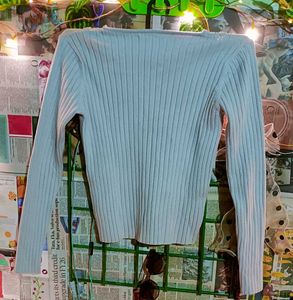 Zara Knit Top - Ribbed Texture