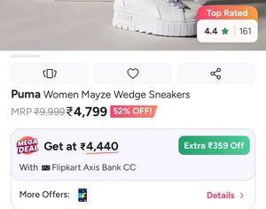 Puma Mayzee white sneakers