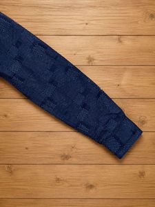 Wrangler Men's Blue Patterned Button-Down Shirt