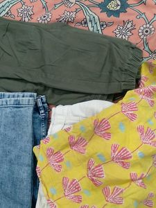Combo Of 3 Lowers And One Shirt..